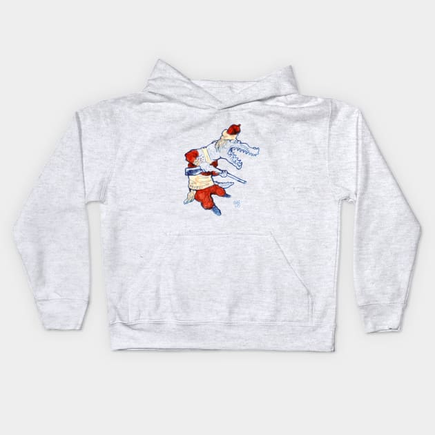 Albino Alligator Kids Hoodie by CoolCharacters